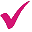 checkmark pink